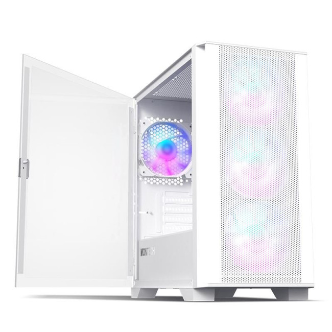Корпус MATX W/O PSU AIR 100 ARGB (W) MONTECH