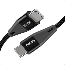 Кабель USB 2.0, Power Delivery (PD) 100 Ватт, C-тато/C-тато, 1 м, преміум