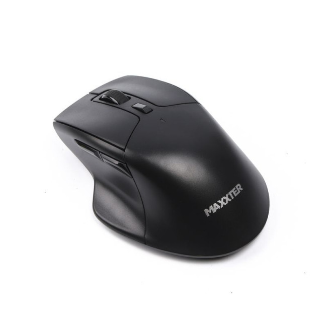 Миша бездротова, 6 кнопок, оптична, 1600 DPI, USB, чорний