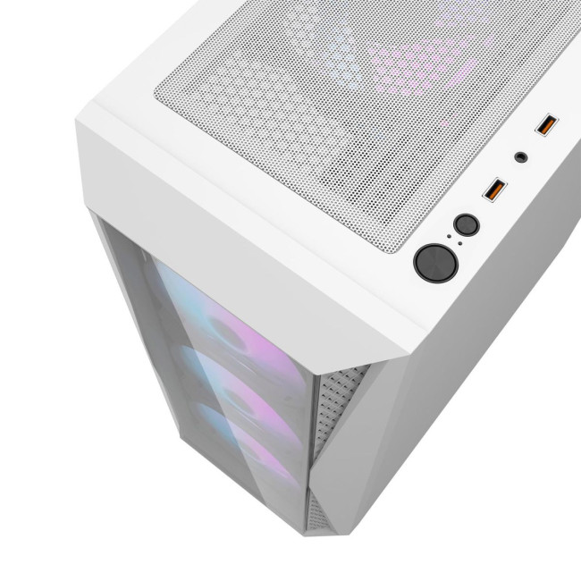 CASE MIDITOWER ATX W/O PSU/DK352 PLUS WHITE DARK FLASH