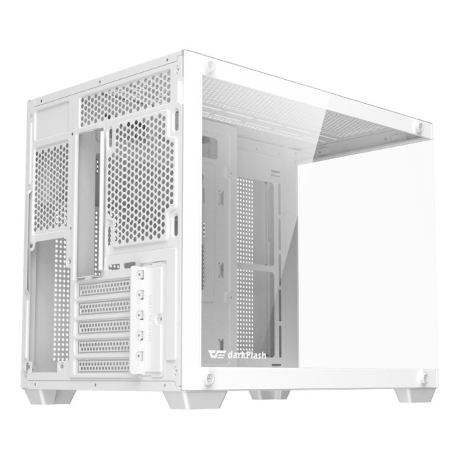 CASE MINITOWER MATX W/O PSU/B275 PRO WHITE DARK FLASH