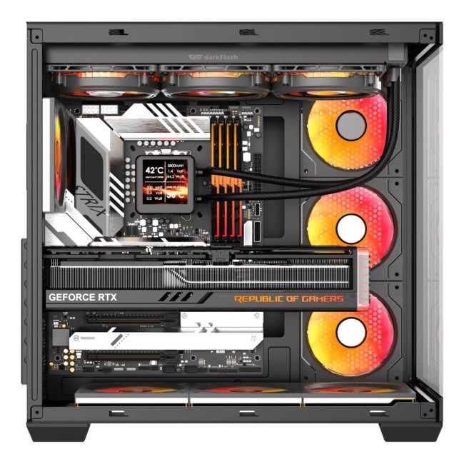 CASE FULL TOWER EATX W/O PSU/C280 BLACK DARK FLASH