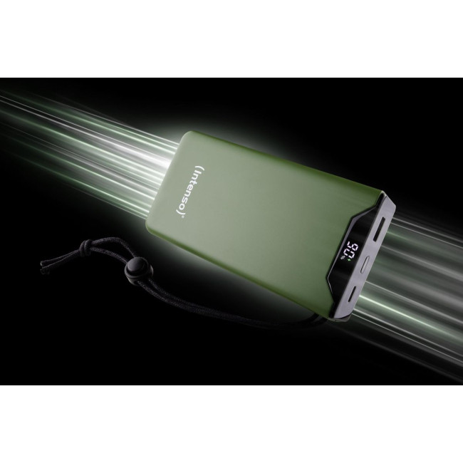 Портативний зарядний пристрій USB 20000MAH QC3.0 GREEN F20000 7332057 INTENSO