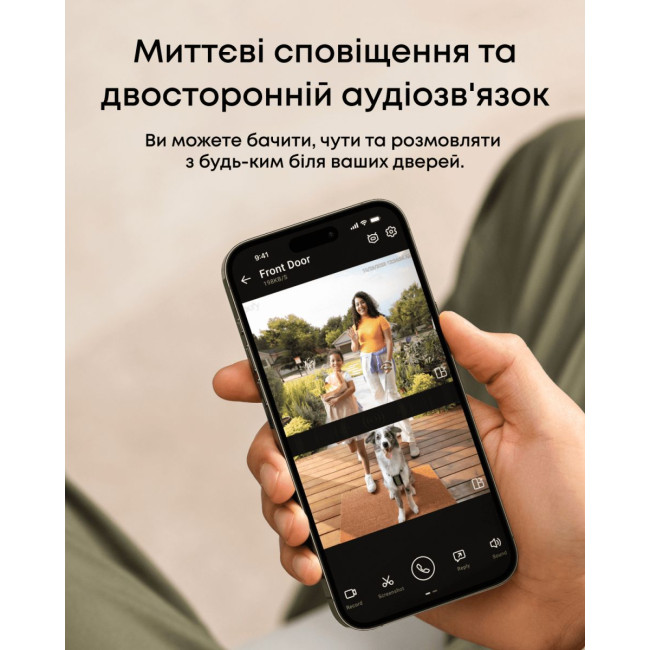 IP-камера Eufy Video Doorbell E340 Black