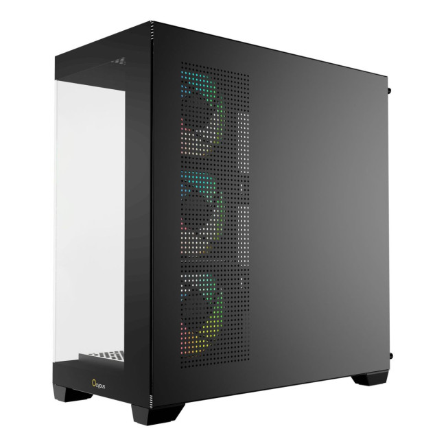 Корпус для комп'ютера ATX W/O PSU GAMMA C72 BK ARGB (GAMMA-C72-BKD400XX-GL) OCYPUS