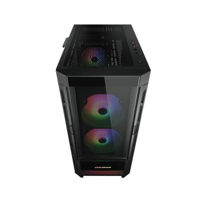 Ігровий корпус, 2*140mm RGB, 1*120mm RGB вентилятори передвстановлені, ATX/mATX/mini-ITX, скляне вікно