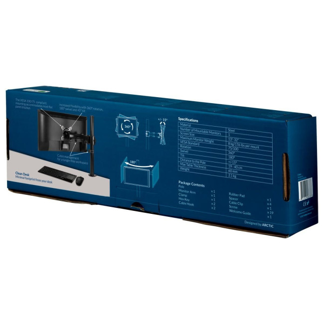 Кріплення для монітора ARM Z1 BASIC AEMNT00039A ARCTIC