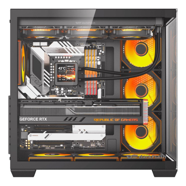 CASE FULL TOWER EATX W/O PSU/C280 BLACK DARK FLASH