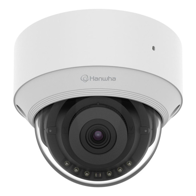 Мережева камера купольна 5MP @ 30fps, fix lens 4mm (H:80°/V: 59°) QND-C8023R HANWHA VISION