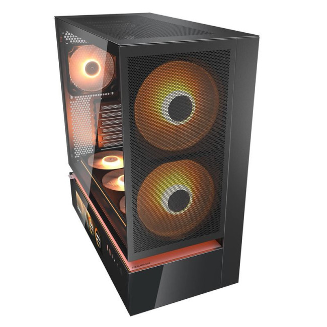 Ігровий корпус, 1* 360mm ARGB PWM 2*160 mm ARGB та 1 120 мм ARGB PWM передвстановлені, Type-C x1, USB3.0 x2, Audio x1