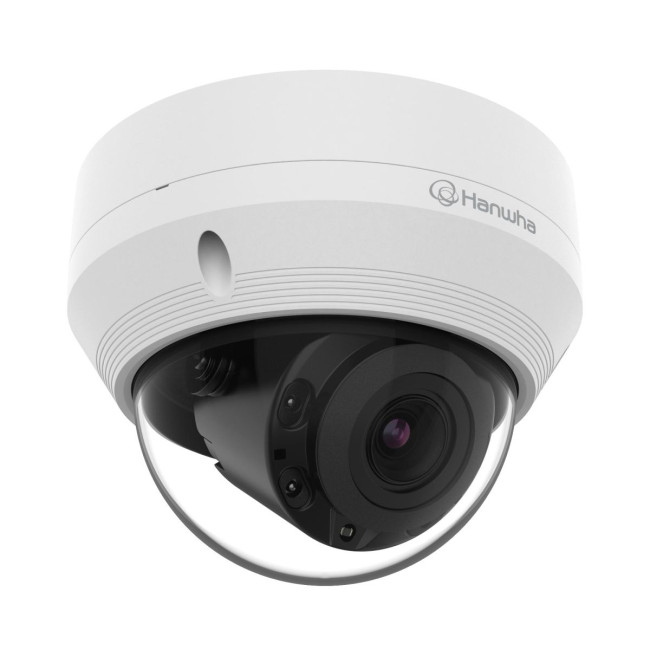 Мережева камера купольна 5MP @ 30fps, motorized vari-focal lens 3.1x (3.2 ~ 10.0mm) (100°~31°) QNV-8080R HANWHA VISION