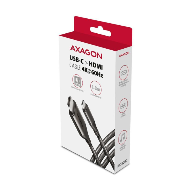 Кабель USB-C TO HDMI 1.8M RVC-HI2MC AXAGON
