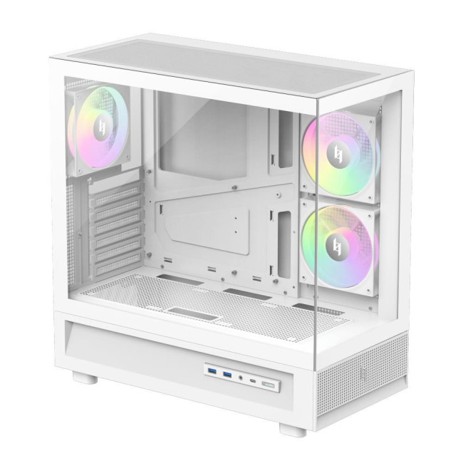 CASE MIDITOWER ATX W/O PSU/NEX C51 WH GAMEMAX