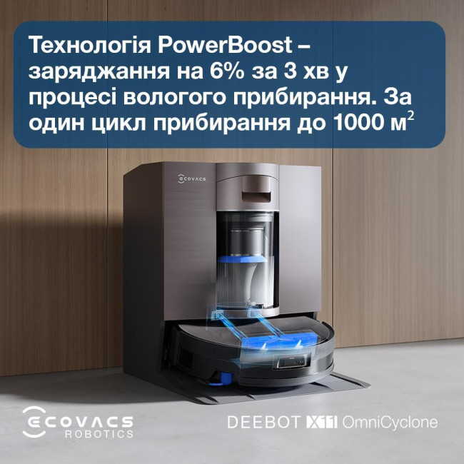 Робот-пилосос DEEBOT X11 OMNICYCLONE ECOVACS