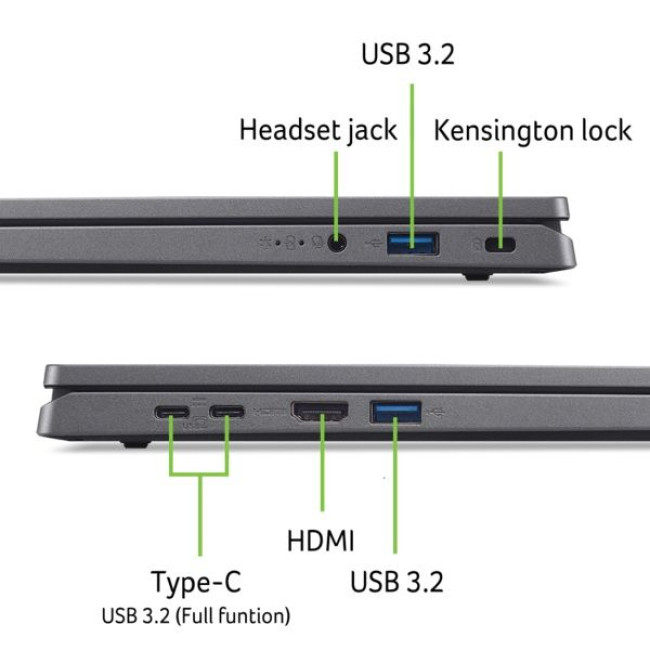 Ноутбук Acer Aspire Go 17 AG17-31P-3137 (NX.J8ZEU.00B) Steel Gray