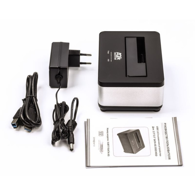 Док-станція, USB 3.0, срібло