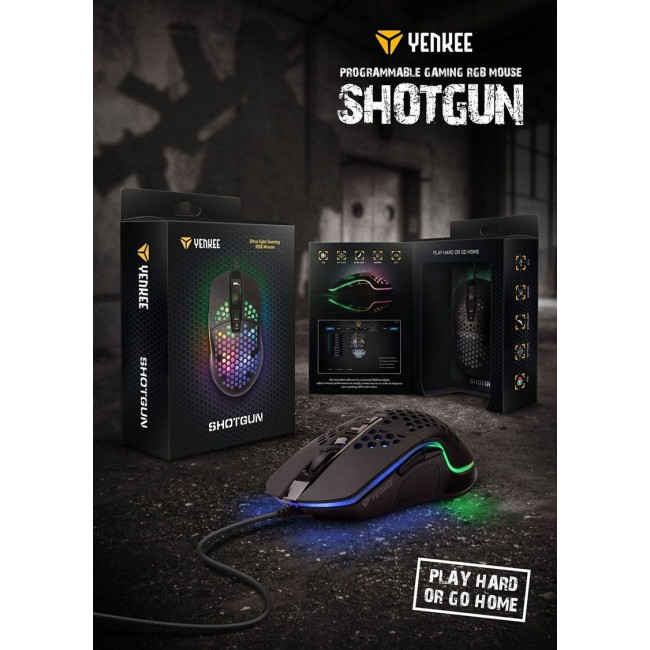 Миша комп'ютерна Yenkee YMS 3030BK SHOTGUN Gaming mouse USB