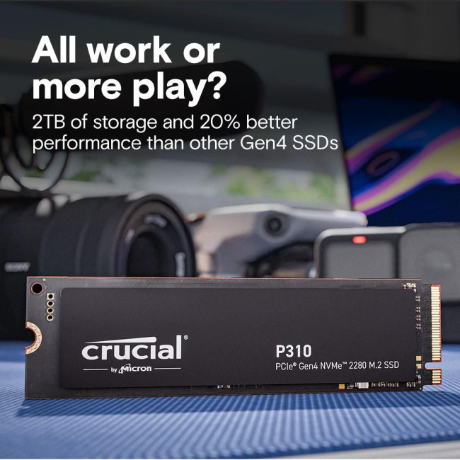 Твердотільний запам’ятовувальний пристрій накопичувач (SSD) G4 M.2 NVME 500GB P310 CT500P310SSD8 CRUCIAL