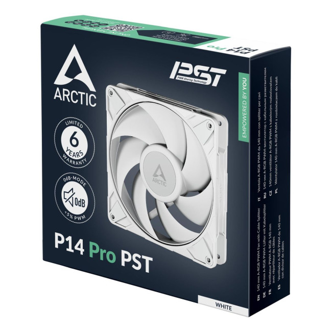 Корпусний вентилятор 140MM P14 PRO PST WHT ACFAN00317A ARCTIC