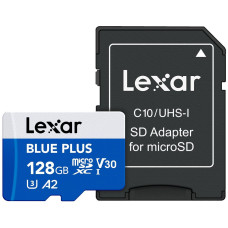 Карта пам’яті MICRO SDXC 128GB UHS-I W/A LMSBLPL128G-BNANG LEXAR