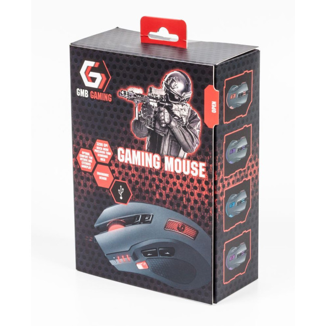 Оптична ігрова миша, USB інтерфейс, 3200 dpi