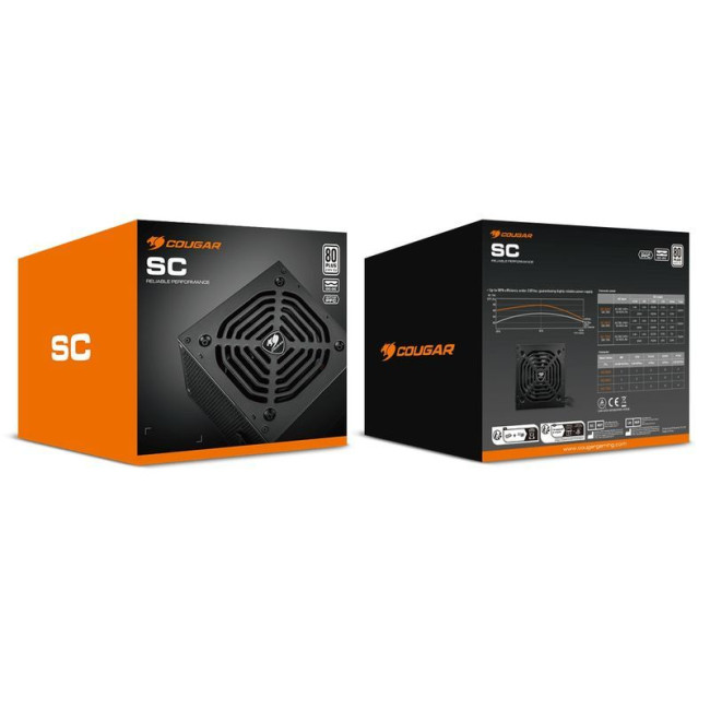 Блок живлення 550W, 80P Plus Efficience, APFC, 120mm Ultra-Silent Fan,  6 SATA+ 2PCI-E
