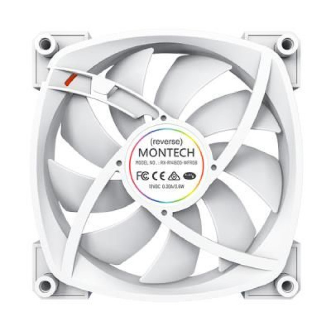 Корпусний вентилятор 140MM RX140 PWM WHITE MONTECH
