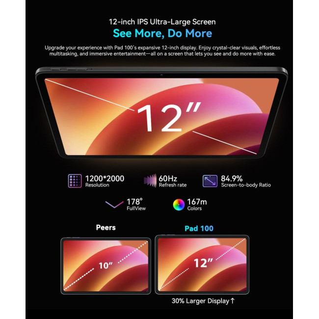 Планшет PAD100 BLUE 12