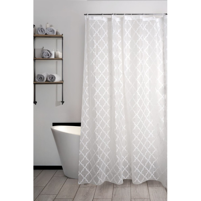 Шторка для ванної Idea Home DS-SC175 Grey-Olympic