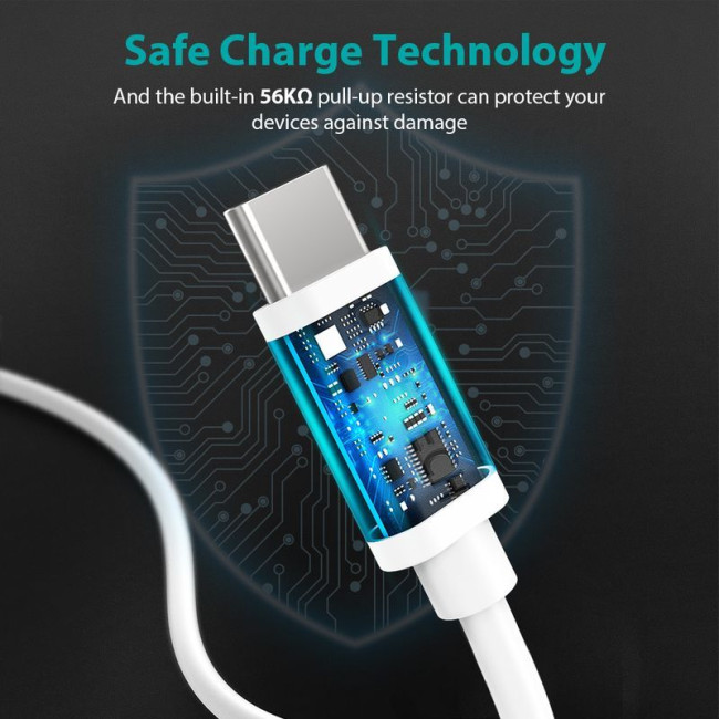 Кабель преміум якість USB 2.0 A-тато/C-тато,1 м.