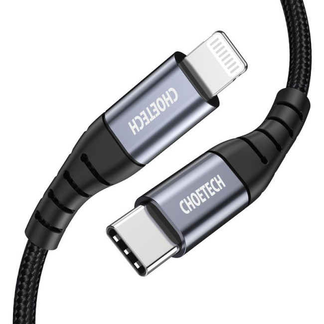 Кабель MFI, USB 2.0 Power Delivery (PD), C-тато/Lightning, 1,2 м