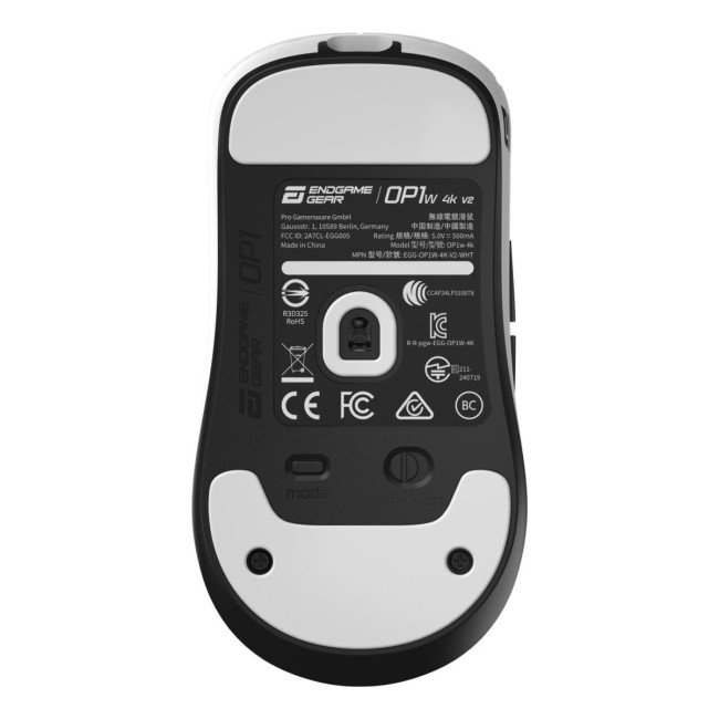 Миша ігрова бездротова Endgame Gear OP1w 4k v2, білий