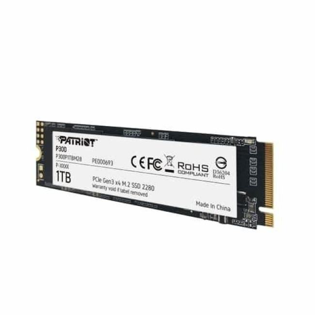 Твердотільний запам’ятовувальний пристрій накопичувач (SSD) M.2 2280 1TB P300 P300P1TBM28 PATRIOT