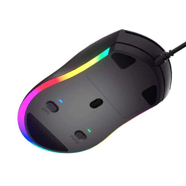 Миша ігрова, 4000 dpi, 3-зонне RGB підсвічування
