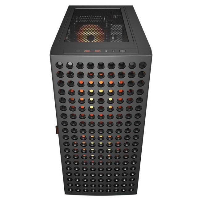 Ігровий корпус, вентилятори передвстановлені, ATX/mATX/mini-ITX, скляне вікно