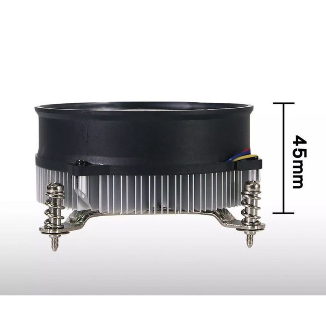Кулер s.LGA1700, 95W, висота 45.5 мм, supp. PWM