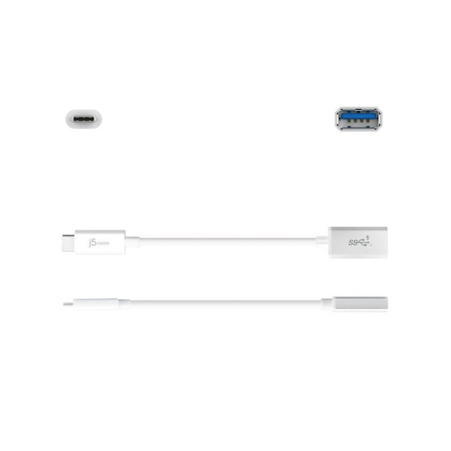 Кабель-адаптер OTG USB 3.1, USB-C тато/USB-A-мамо, 0.1 м