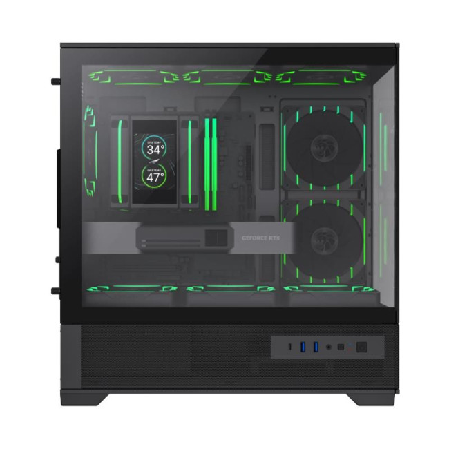 Корпус для комп'ютера MATX W/O PSU VISTA 2 MB GAMEMAX