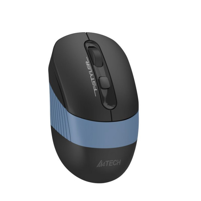 Миша бездротова Fstyler, Bluetooth / 2.4 ГГц, вбудований акумулятор, 2000 DPI, USB, синій