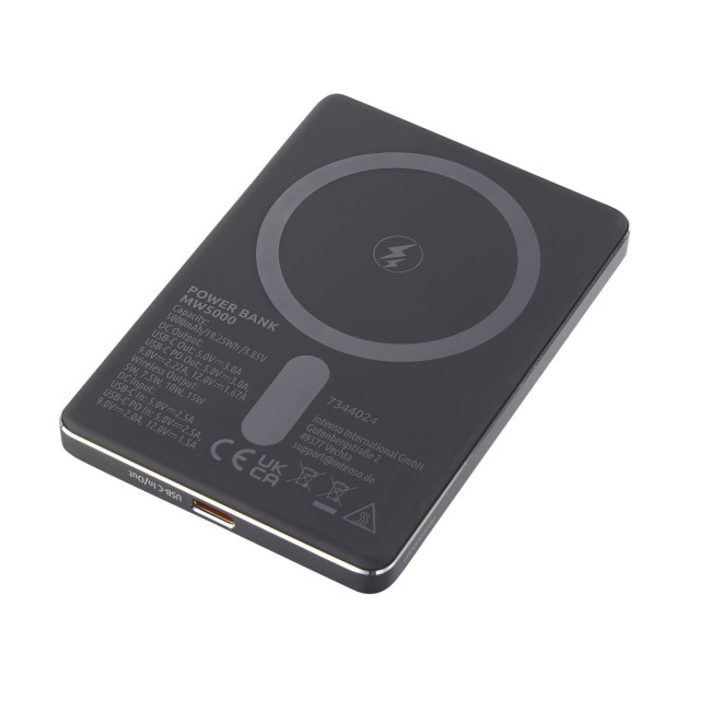 Портативний зарядний пристрій USB 5000MAH MAG GREY MW5000 7344024 INTENSO