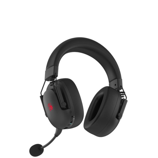 Ігрові бездротові навушники з мікрофоном, RGB підсвічування, Bluetooth + 2.4GHz + 3.5 jack