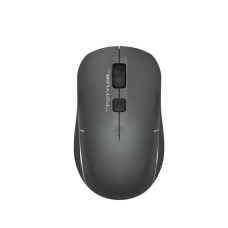 Миша бездротова безшумна Fstyler, Bluetooth / 2.4 ГГц, вбудований акумулятор, 2000DPI, сірий+чорний