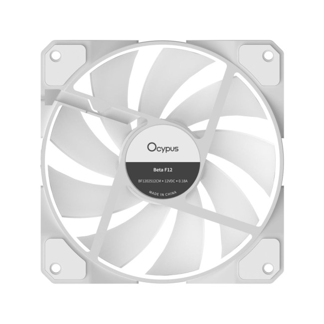 Корпусний вентилятор 120MM BETA F12 WH ARGB (BETA-F12-WH1AM00X-GL) OCYPUS