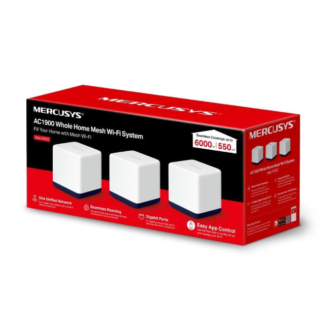Домашня Mesh Wi-Fi система (3 шт у комплекті), Halo H50G(3-pack)