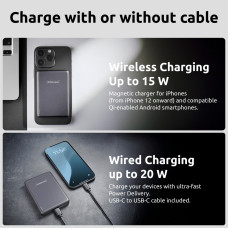 Портативний зарядний пристрій USB 10000MAH MAG GREY MW10000 7344034 INTENSO