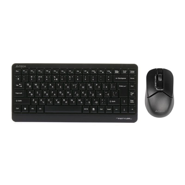 Комплект бездротовий Fstyler клавіатура+миша, чорний, USB