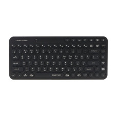 Клавіатура бездротова Fstyler, Bluetooth / 2.4 ГГц, з акумулятором, quiet key, чорний