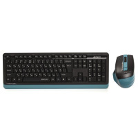 Комплект бездротовий Fstyler клавіатура+миша, чорно-синій, USB