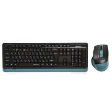 Комплект бездротовий Fstyler клавіатура+миша, чорно-синій, USB