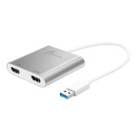 Адаптер-перехідник USB-A на 2 HDMI (2 незалежних екрани)